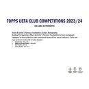 2023/24 Topps UEFA Competitions Club Soccer Hobby Box