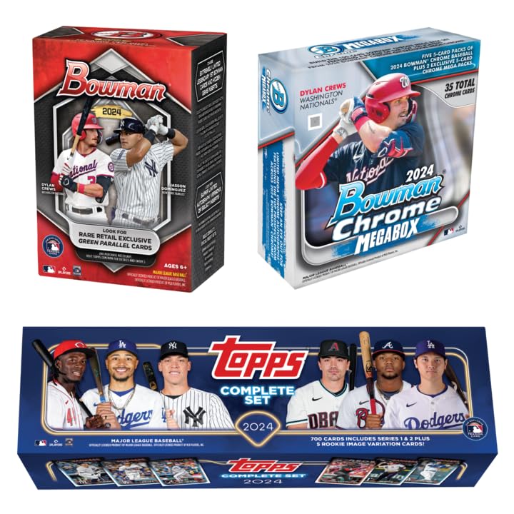 2024 Topps Complete Set, Bowman Chrome Monster & Bowman Value Box Bundle