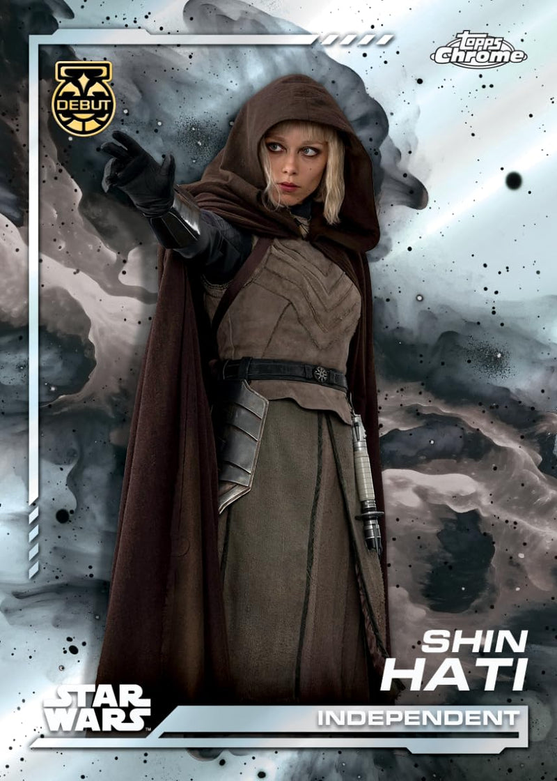 Star Wars 2024 Topps Chrome Hobby Trading Card Box 1 Autographed Card