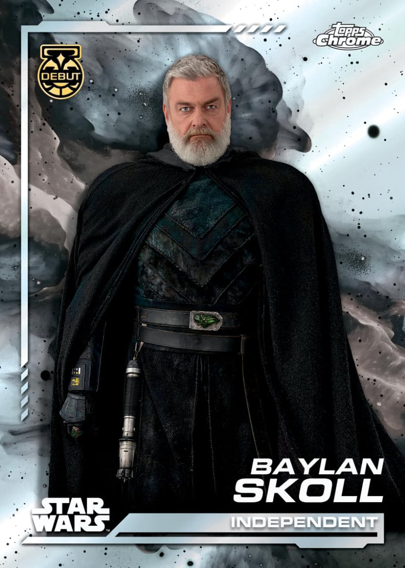 Star Wars 2024 Topps Chrome Hobby Trading Card Box 1 Autographed Card