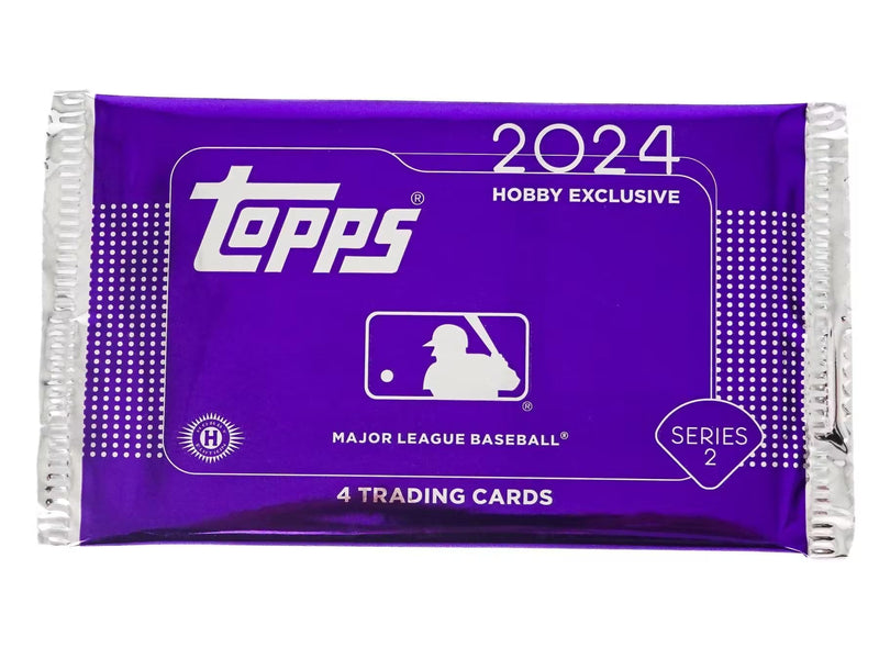 2024 Topps Series 2 MLB Baseball Hobby Trading Card One Autograph or Relic Card Per Box!