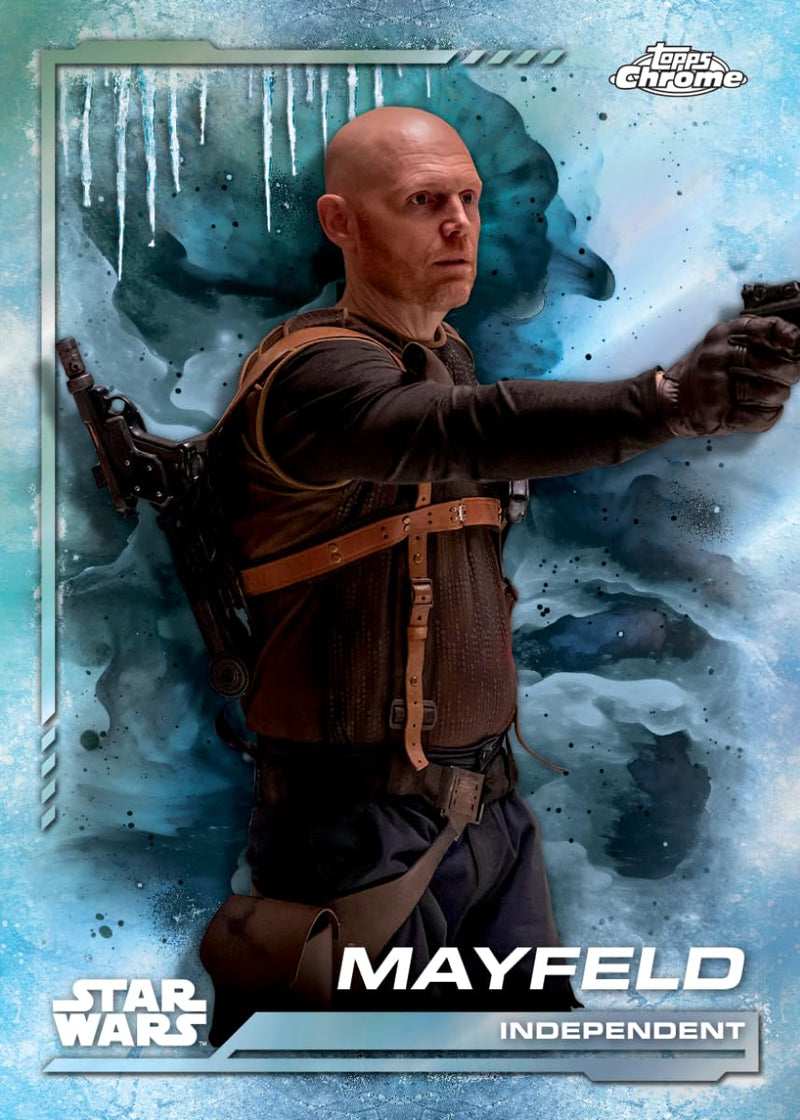 Star Wars 2024 Topps Chrome Hobby Trading Card Box 1 Autographed Card