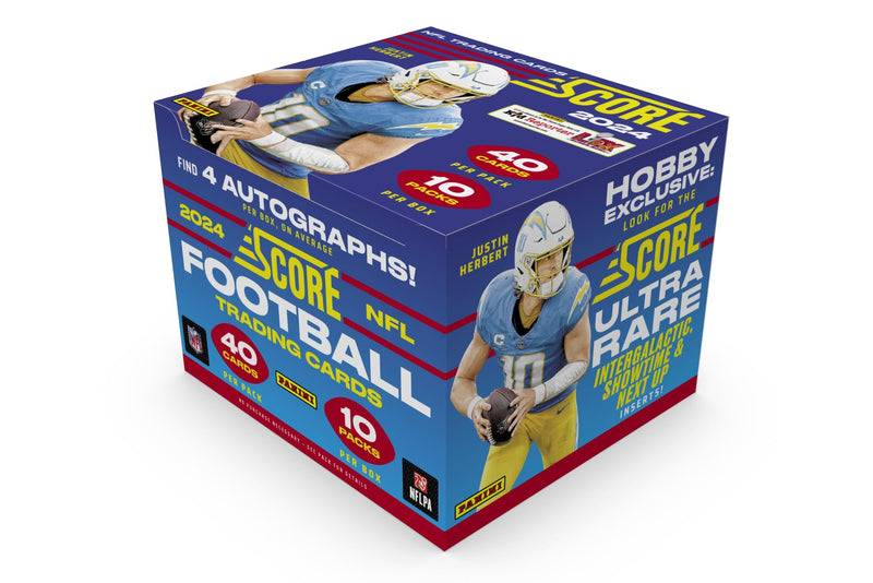 2024 Panini Score Football NFL Trading Card HOBBY Box (4 Autographs)