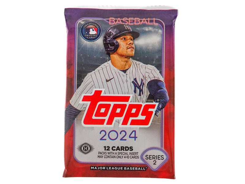 2024 Topps Series 2 MLB Baseball Hobby Trading Card One Autograph or Relic Card Per Box!
