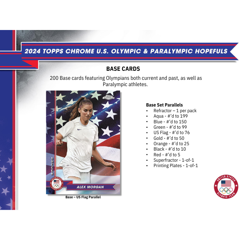 2024 Topps Chrome US Olympic & Paralympic Hopefuls Hobby Box