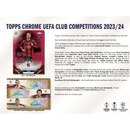 2023/24 Topps UEFA Club Competitions Chrome Soccer Jumbo Box