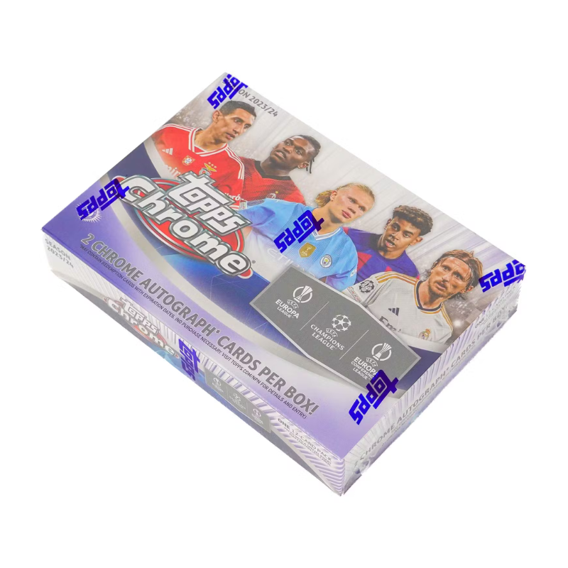 2023/24 Topps UEFA Chrome Soccer Hobby Breakers Delight Box