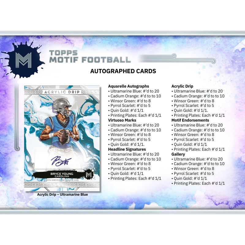 2023 Topps Motif Football Hobby Box