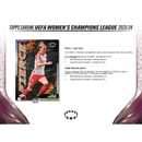 2023/24 Topps UEFA Women's Champions League Chrome Soccer Hobby Box
