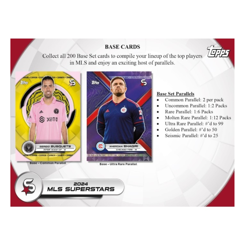 2024 Topps MLS Superstars Soccer Hobby Box