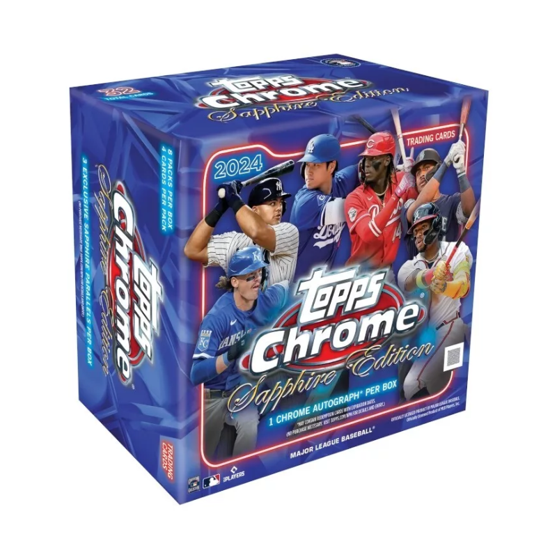 2024 Topps Chrome Baseball Sapphire Edition Box