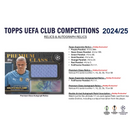 2024/25 Topps UEFA Club Competitions Soccer Hobby Box