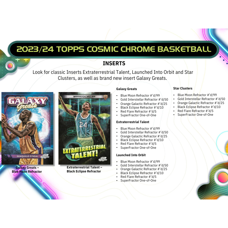 2023/24 Topps Cosmic Chrome Basketball Hobby Box