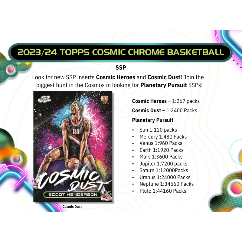 2023/24 Topps Cosmic Chrome Basketball Hobby Box