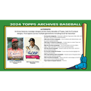 2024 Topps Archives Baseball Hobby Box