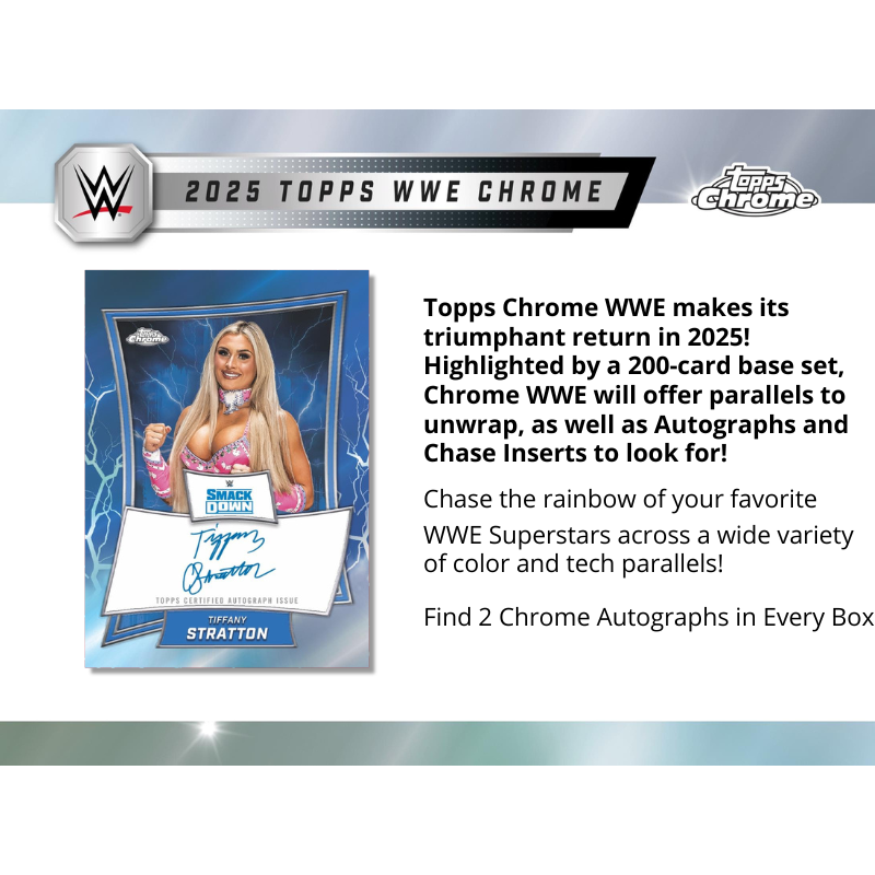 2025 Topps Chrome WWE Breaker's Delight Box