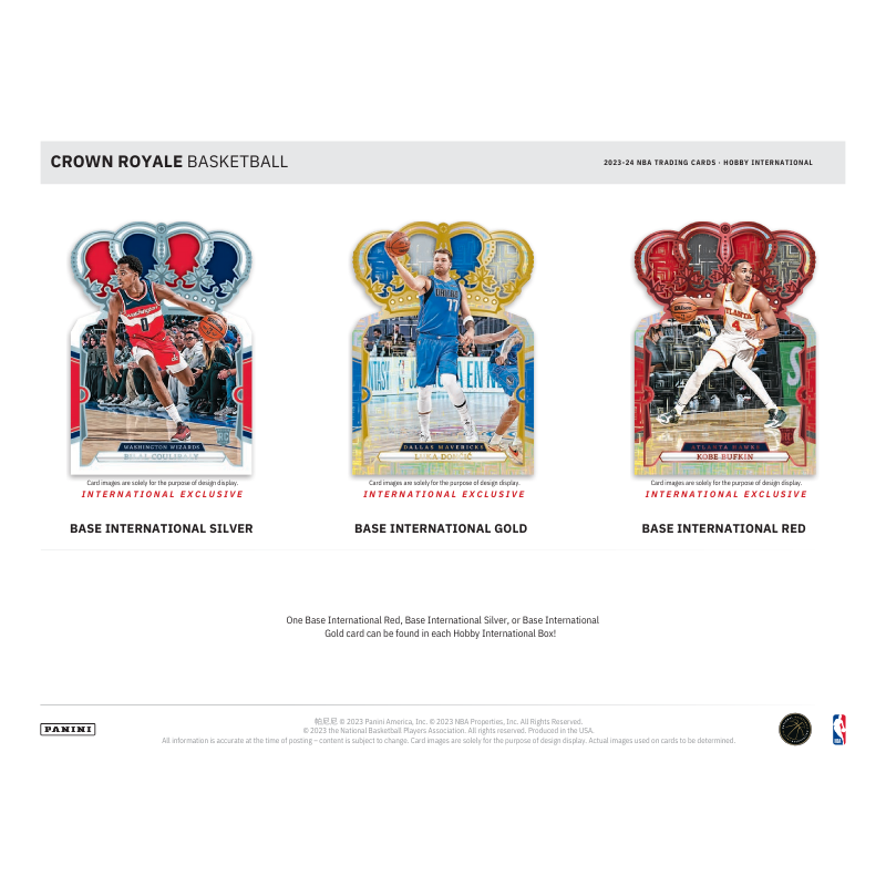 2023/24 Panini Crown Royale Basketball International Hobby Box