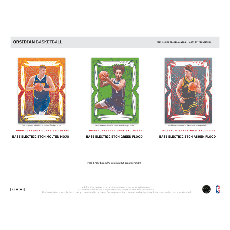 2023/24 Panini Obsidian Basketball International Hobby Box