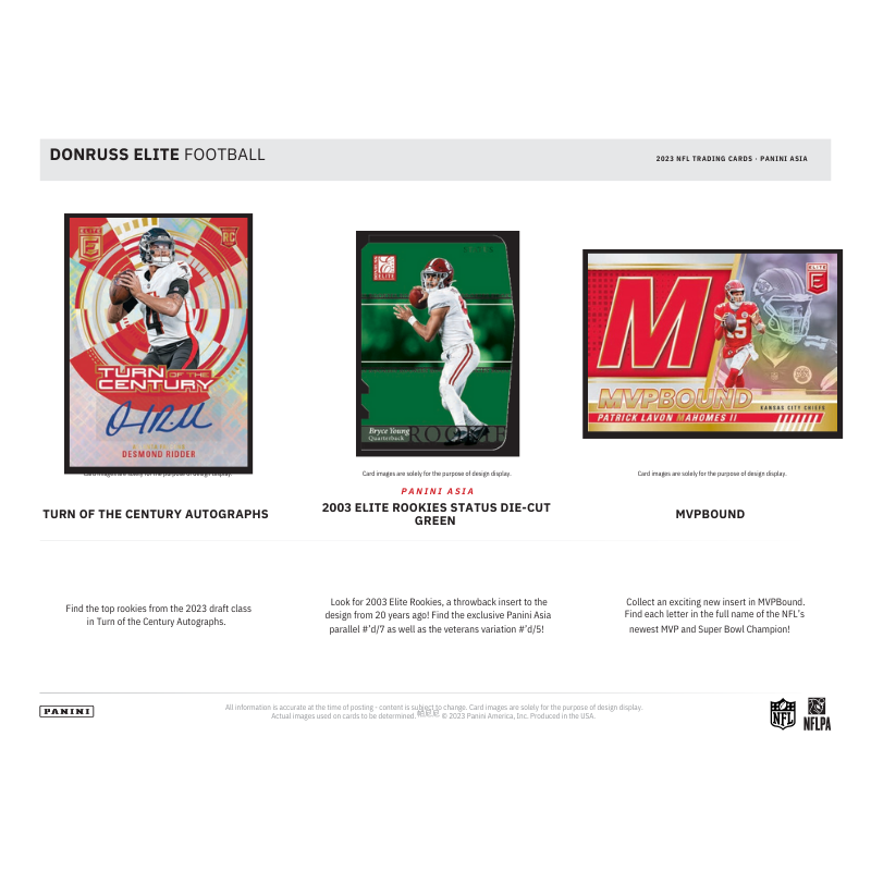 2023 Panini Donruss Elite Football Tmall Box