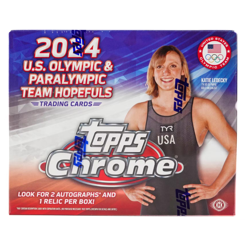 2024 Topps Chrome US Olympic & Paralympic Hopefuls Hobby Box
